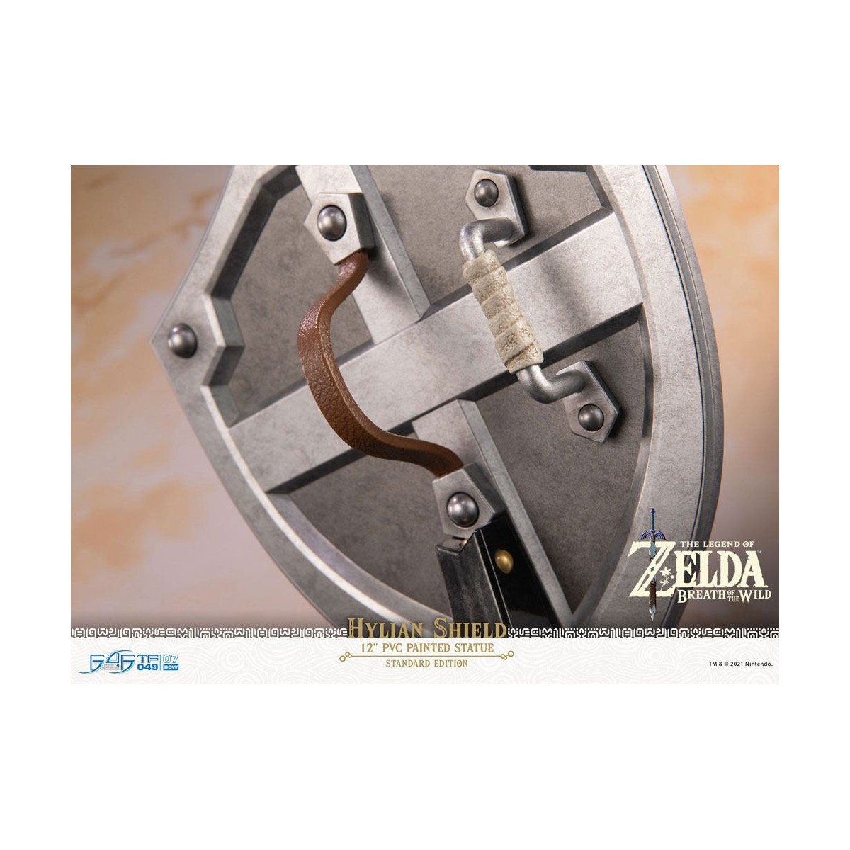 First 4 Figures - Zelda - Scudo di Hylian Edizione Standard - Statua in PVC di Breath of the Wild