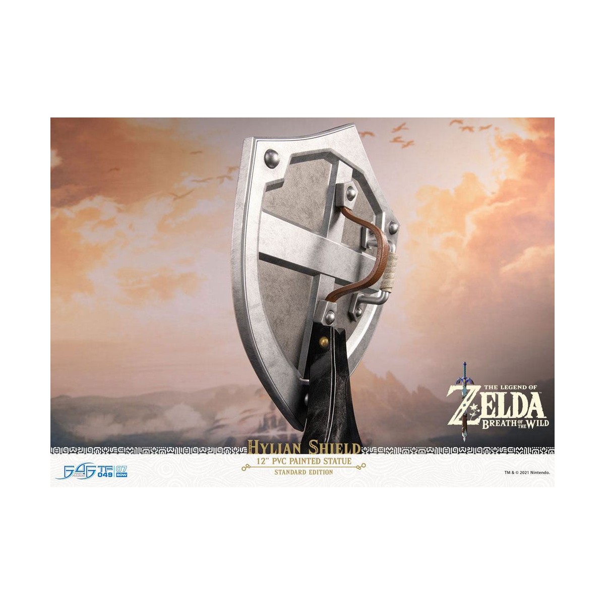 First 4 Figures - Zelda - Scudo di Hylian Edizione Standard - Statua in PVC di Breath of the Wild