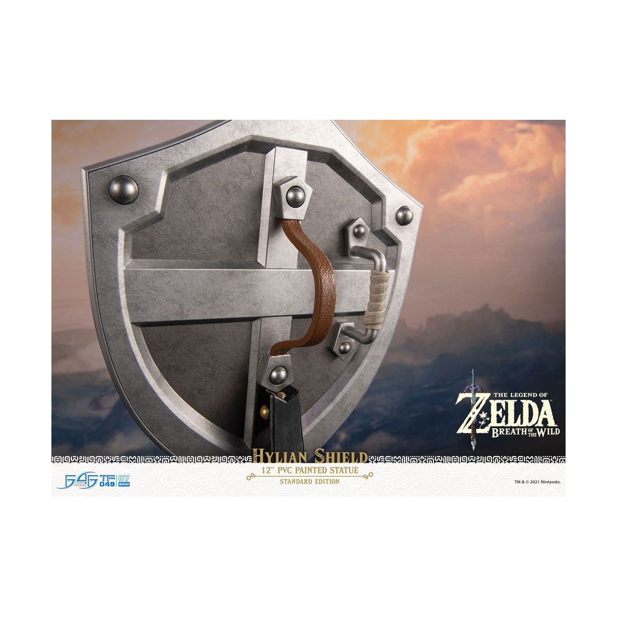 First 4 Figures - Zelda - Scudo di Hylian Edizione Standard - Statua in PVC di Breath of the Wild