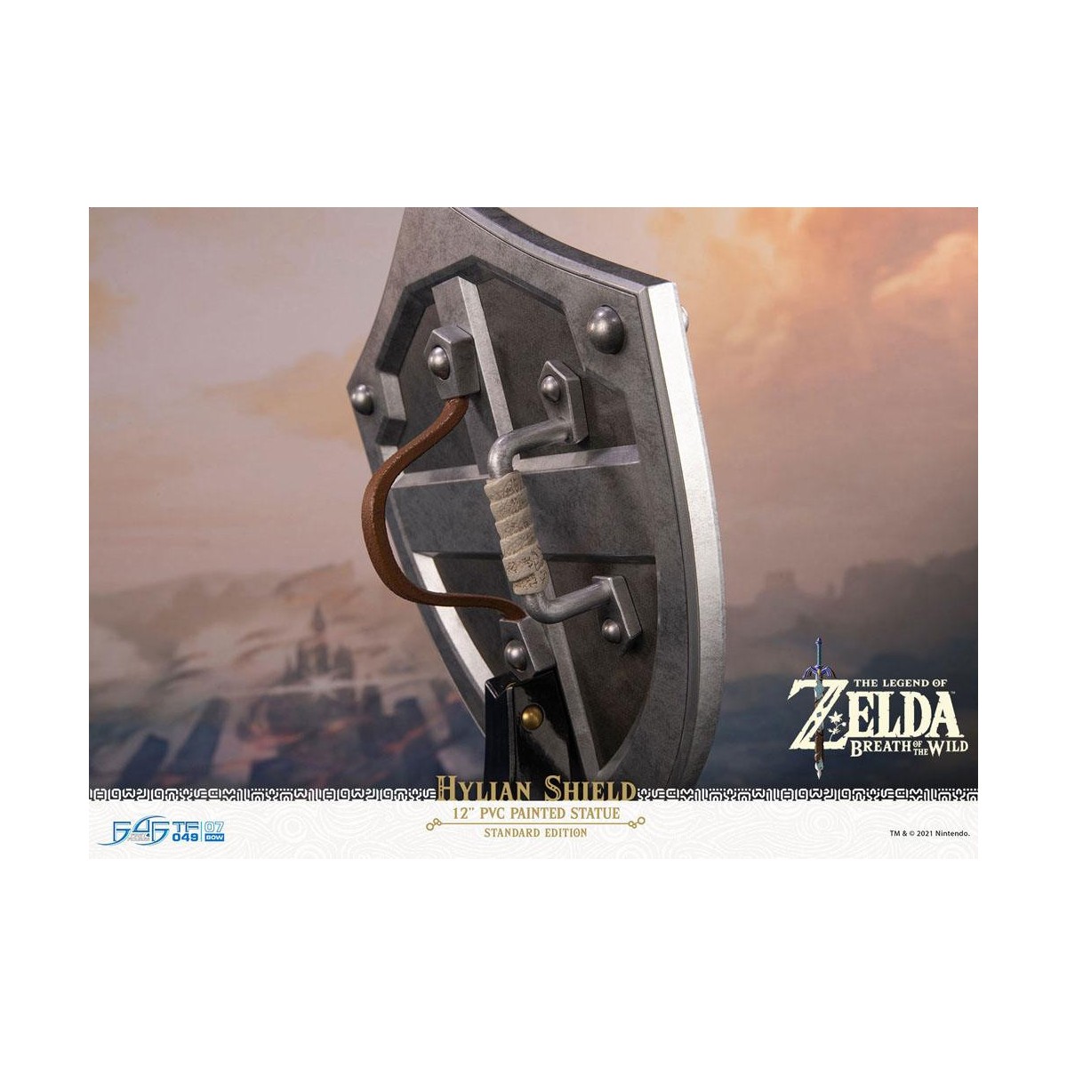 First 4 Figures - Zelda - Scudo di Hylian Edizione Standard - Statua in PVC di Breath of the Wild