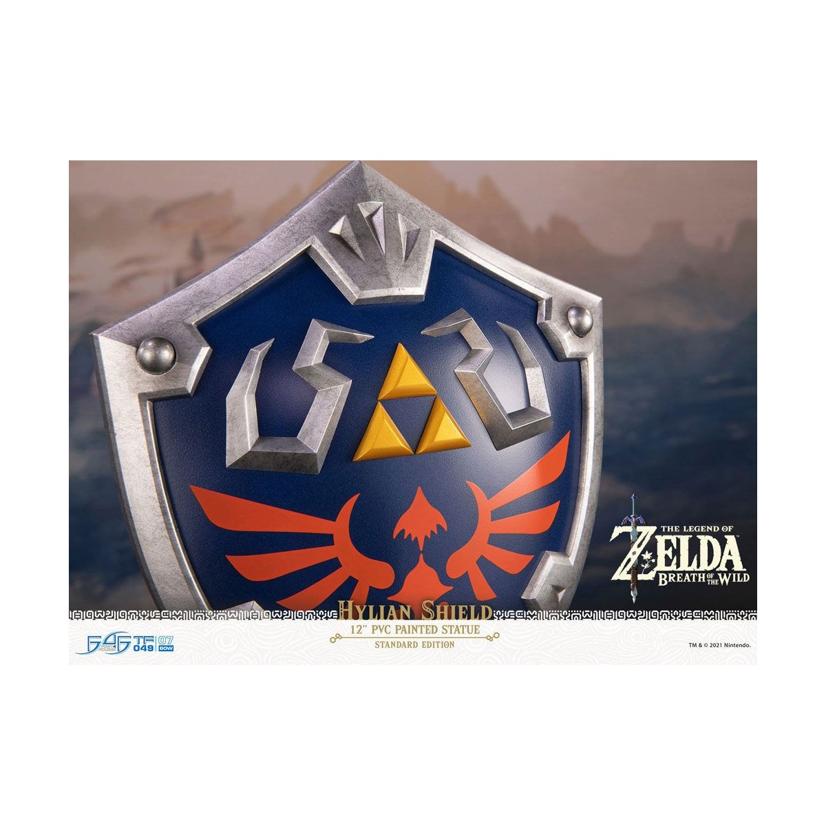 First 4 Figures - Zelda - Scudo di Hylian Edizione Standard - Statua in PVC di Breath of the Wild