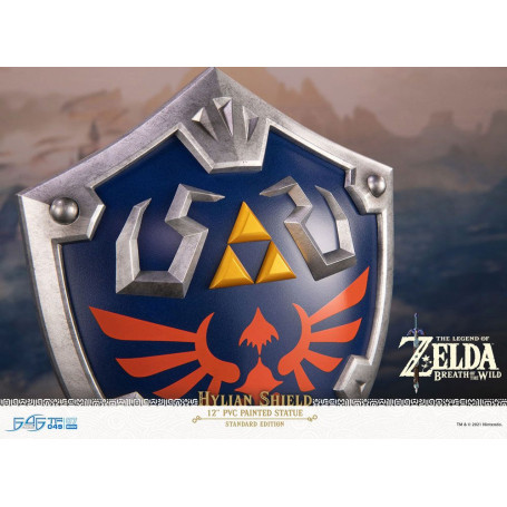 First 4 Figures - Zelda - Scudo di Hylian Edizione Standard - Statua in PVC di Breath of the Wild