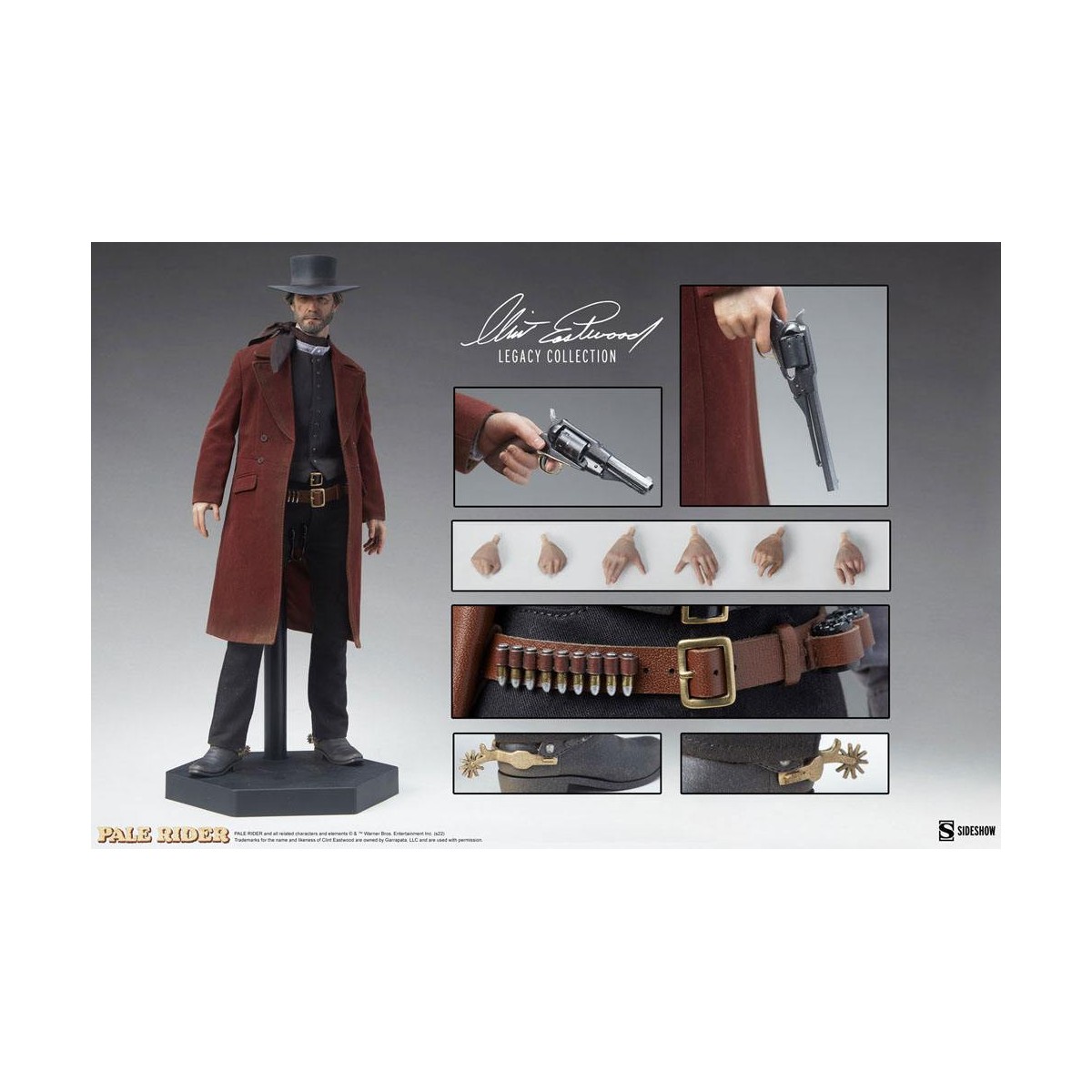 Sideshow - Il predicatore - Pale Rider, il cavaliere solitario 1/6 - Collezione Clint Eastwood Legacy