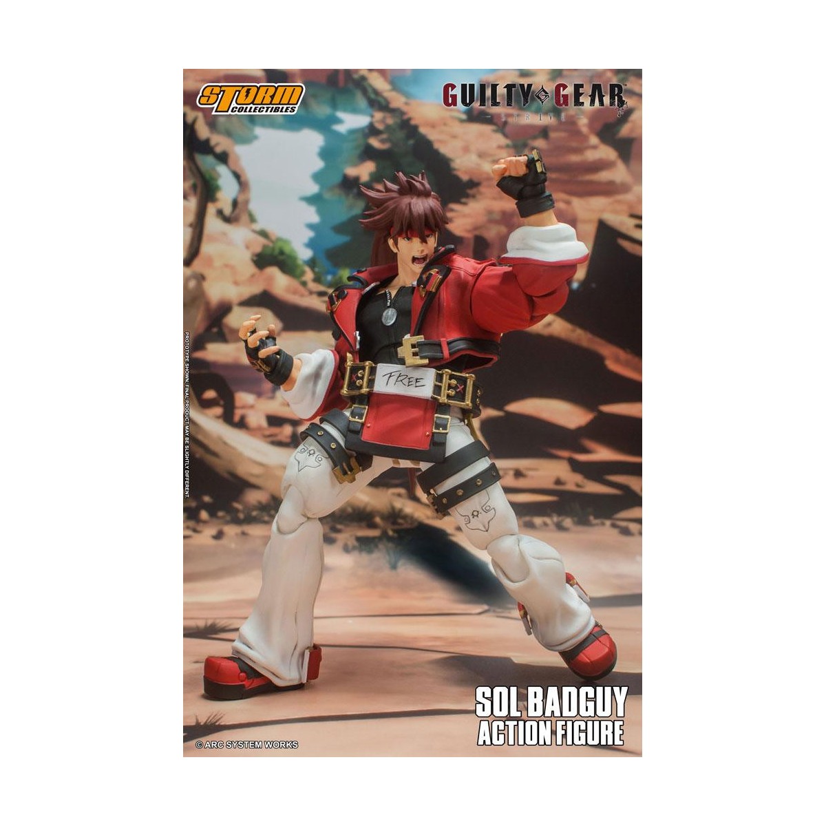 Storm Collectibles - Sol Badguy - Guilty Gear 1/12