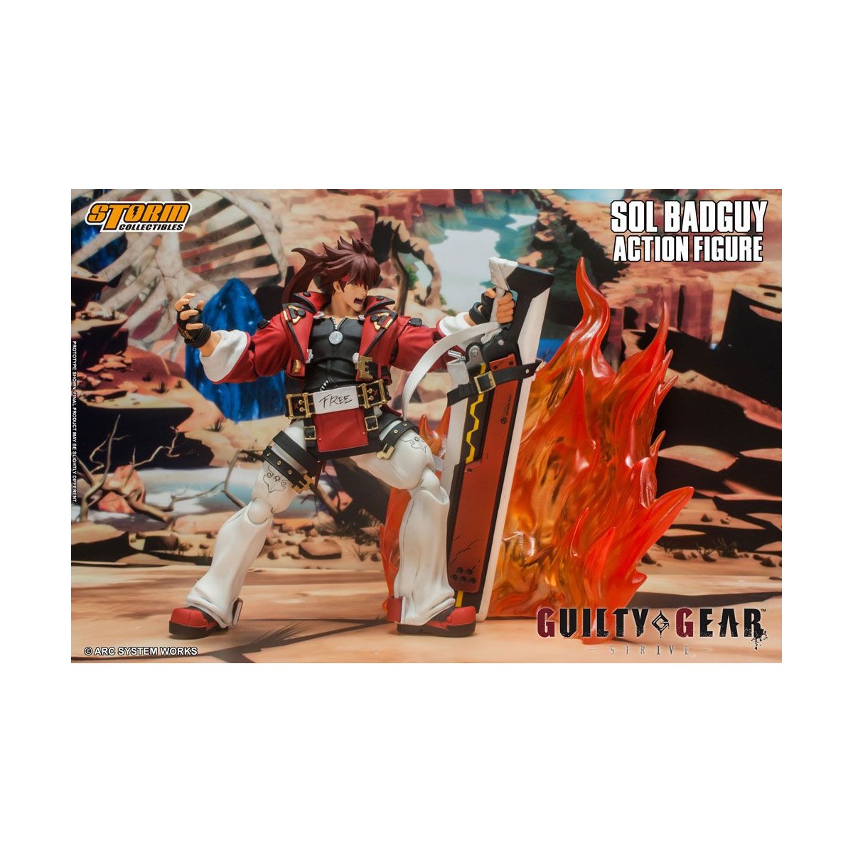 Storm Collectibles - Sol Badguy - Guilty Gear 1/12