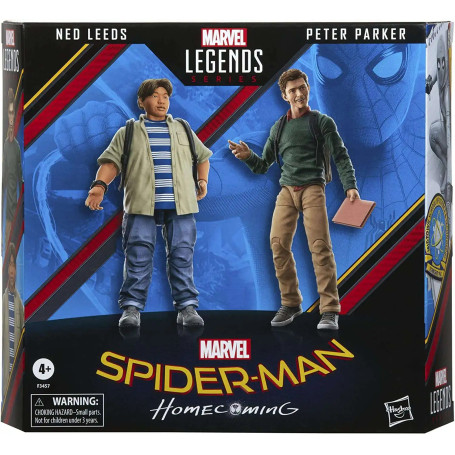 Marvel Legends - Spider-Man Homecoming - Peter Parker e Ned Leeds 2 Pack