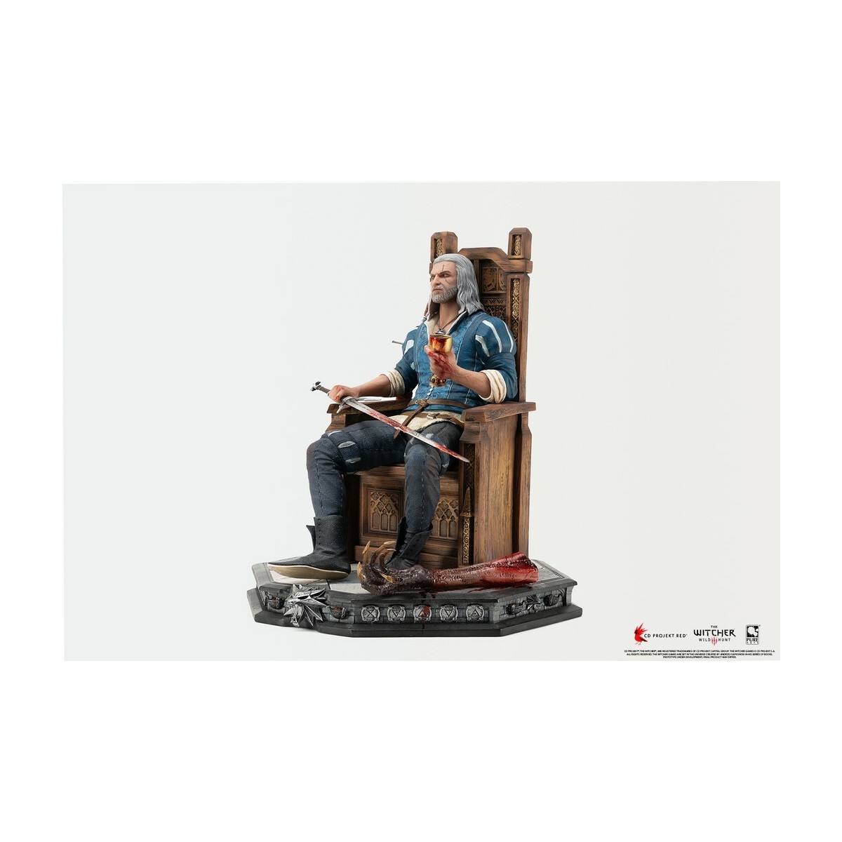 Pure Arts - Statua in scala 1/6 di Geralt di The Witcher 3: Wild Hunt.