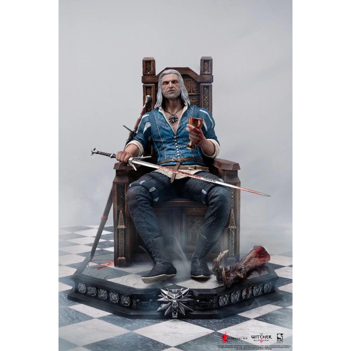 Pure Arts - Statua in scala 1/6 di Geralt di The Witcher 3: Wild Hunt.