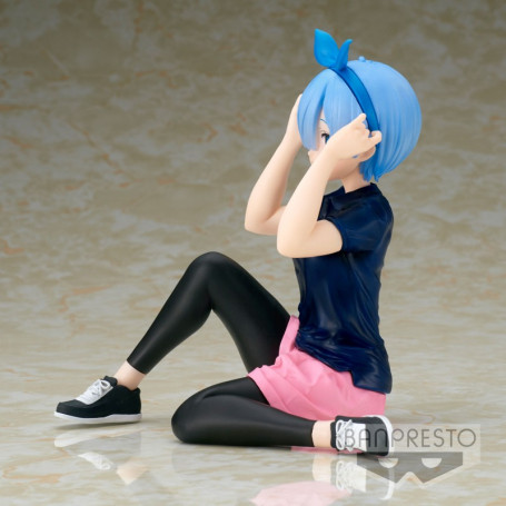 Banpresto - Stile di allenamento Relax Time REM - Re:Zero Iniziare la vita in un altro mondo