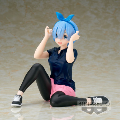 Banpresto - Stile di allenamento Relax Time REM - Re:Zero Iniziare la vita in un altro mondo