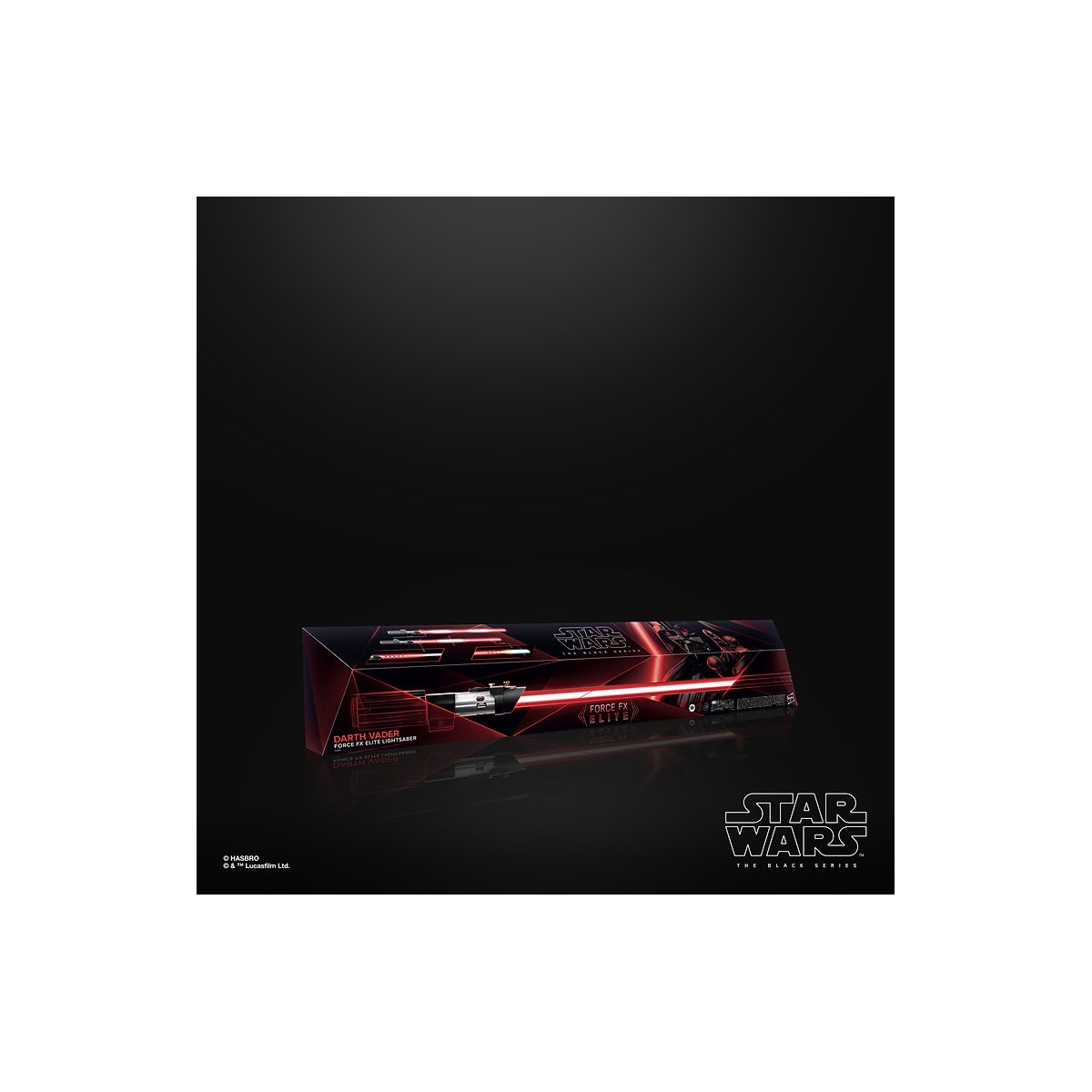 Hasbro - Spada laser Darth Vader Force Fx - Serie nera Replica Elite