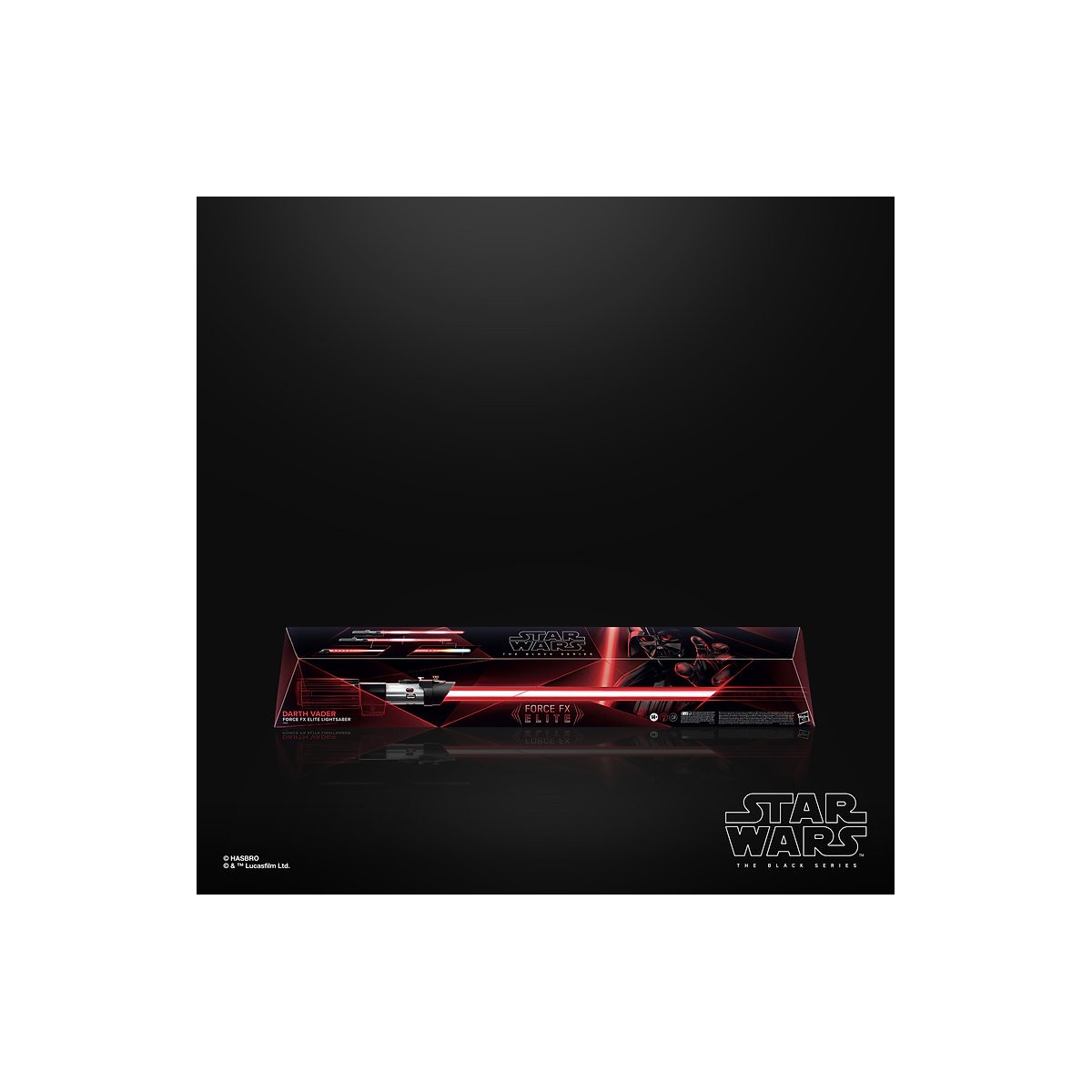 Hasbro - Spada laser Darth Vader Force Fx - Serie nera Replica Elite