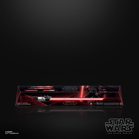 Hasbro - Spada laser Darth Vader Force Fx - Serie nera Replica Elite