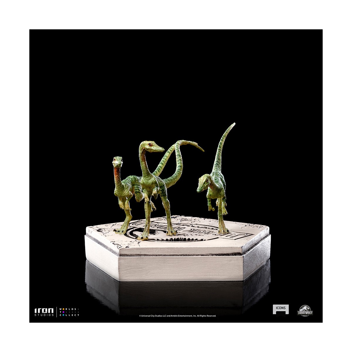 Iron Studios - Compsognathus - Icone di Jurassic World