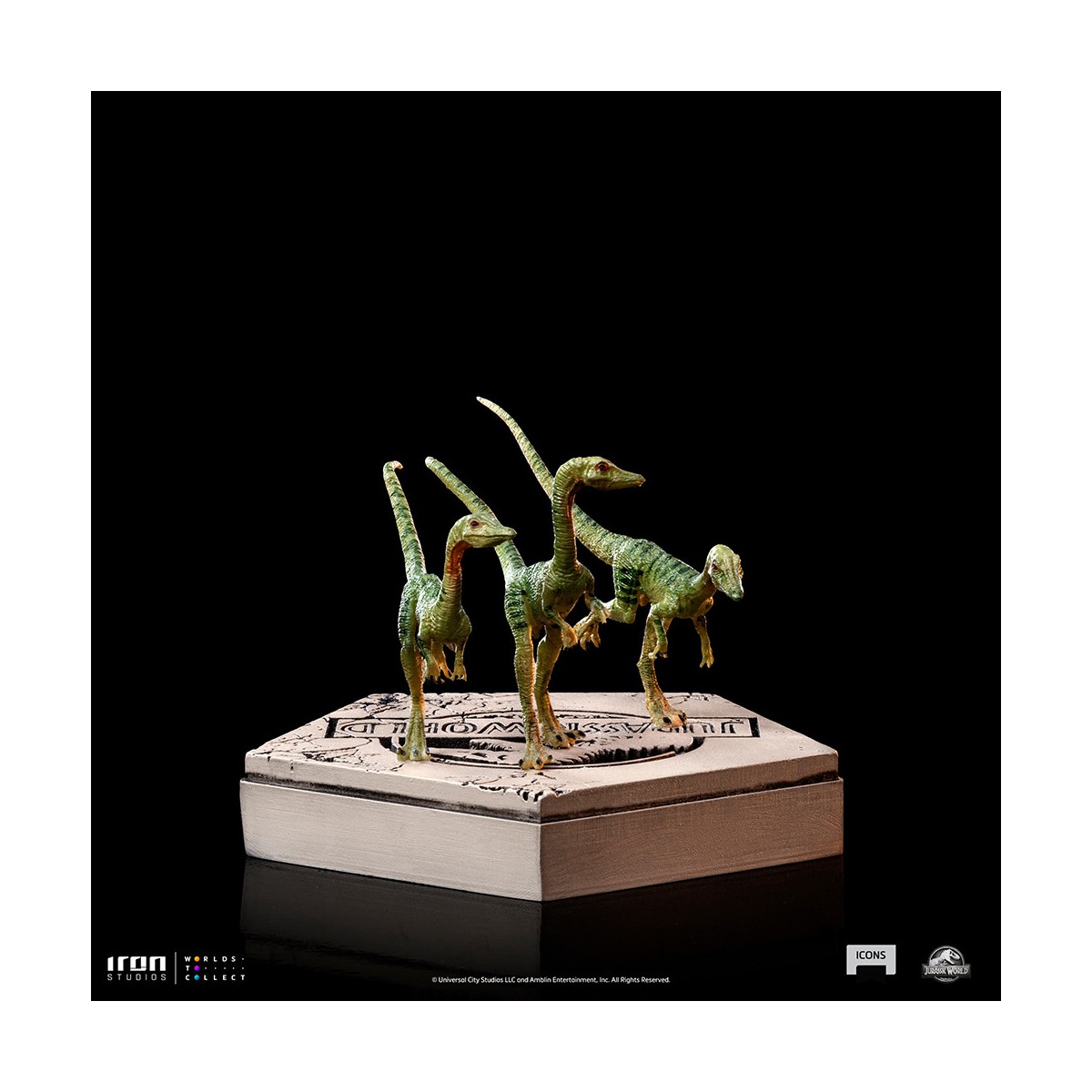 Iron Studios - Compsognathus - Icone di Jurassic World
