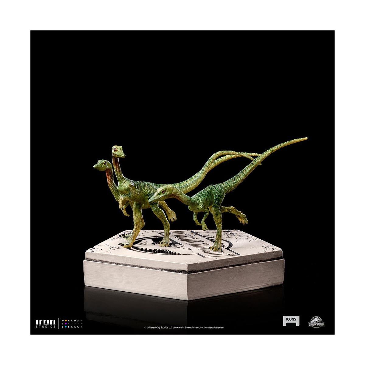 Iron Studios - Compsognathus - Icone di Jurassic World