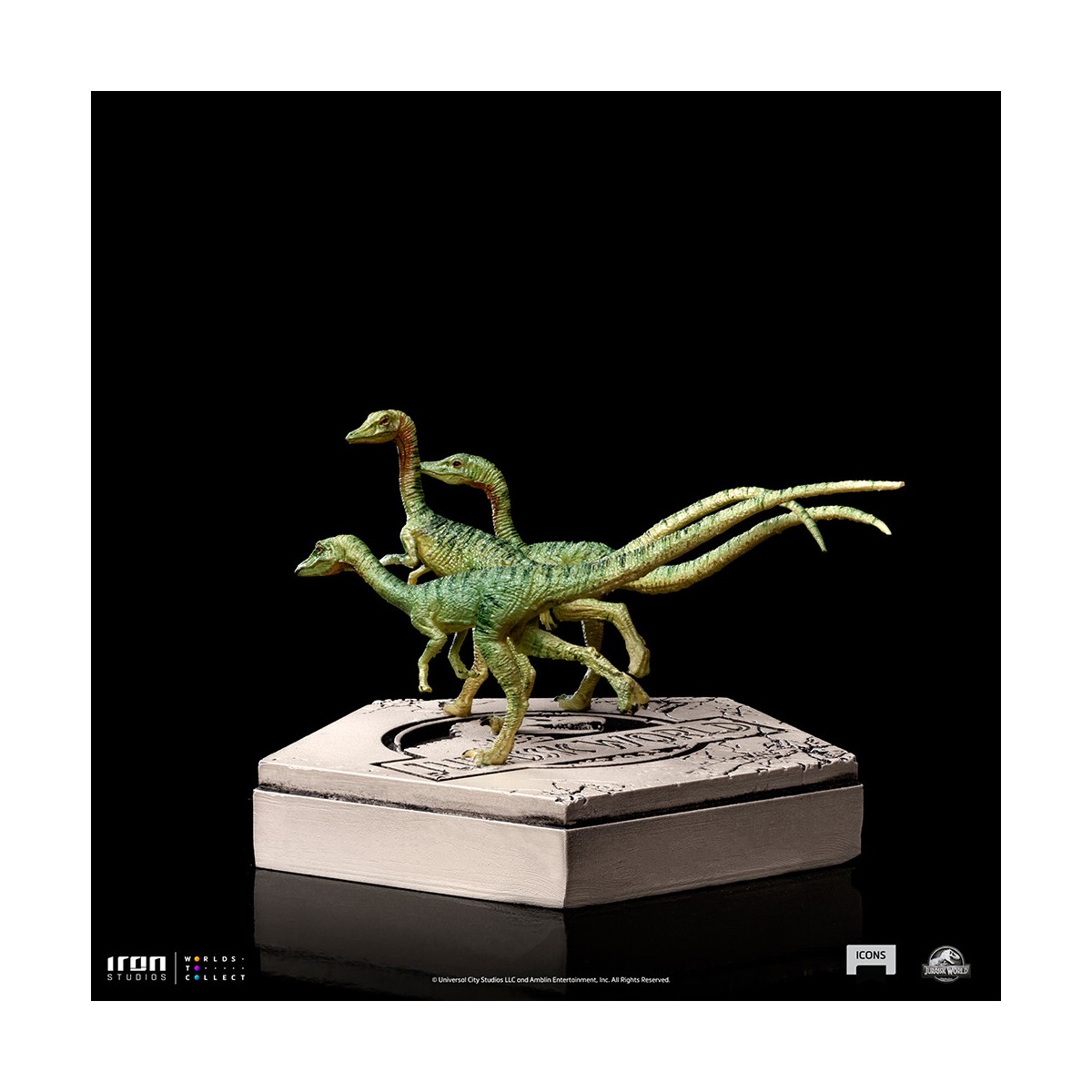 Iron Studios - Compsognathus - Icone di Jurassic World