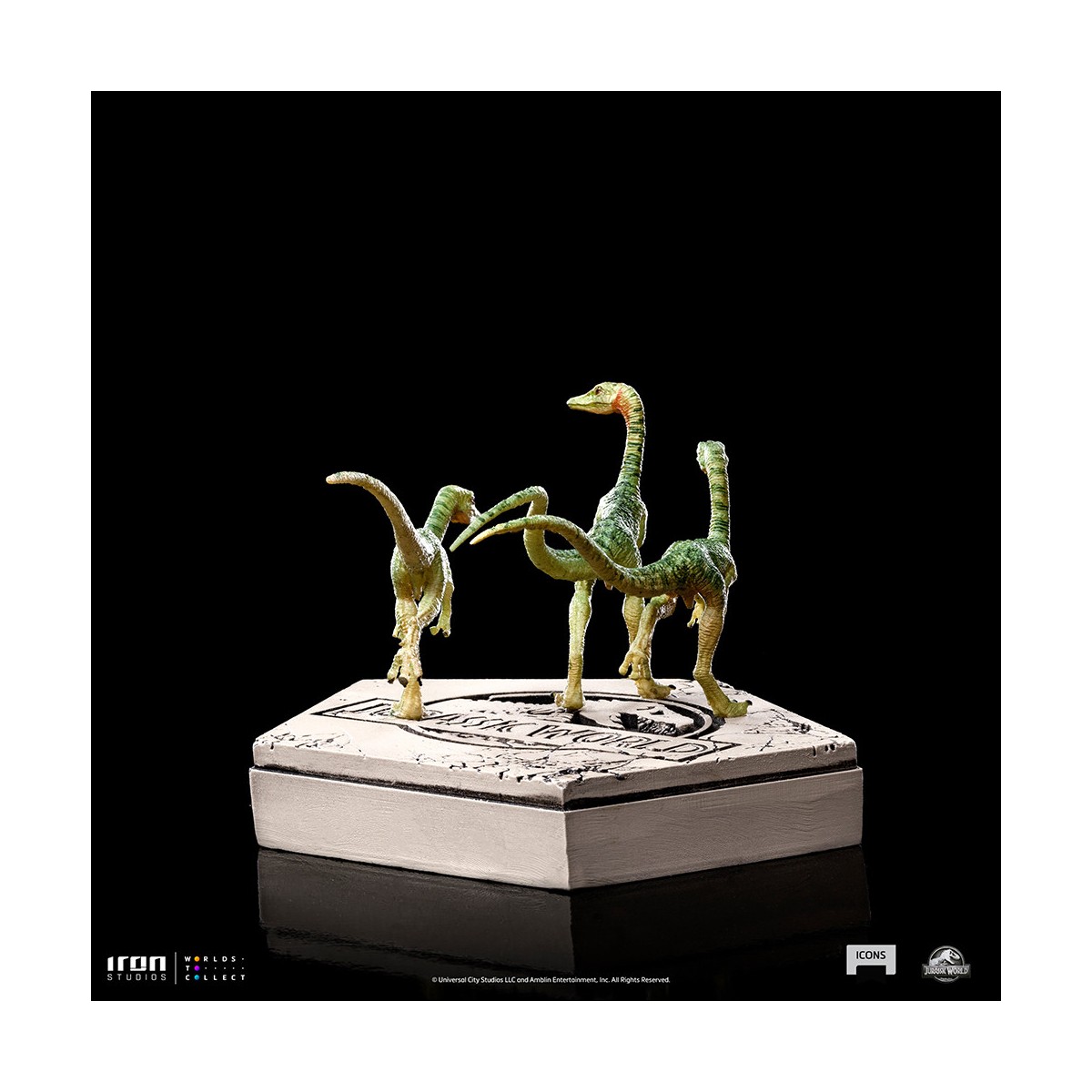 Iron Studios - Compsognathus - Icone di Jurassic World