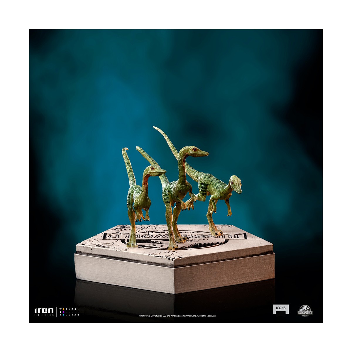 Iron Studios - Compsognathus - Icone di Jurassic World
