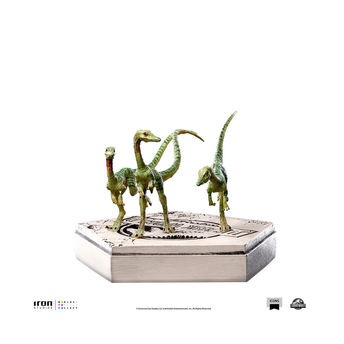 Iron Studios - Compsognathus - Icone di Jurassic World