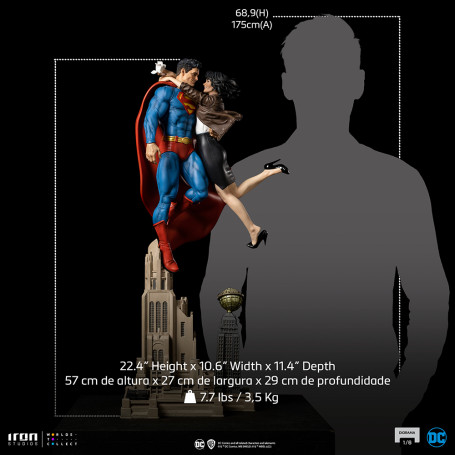 Iron Studios - Superman e Loic Lane Diorama 1/6