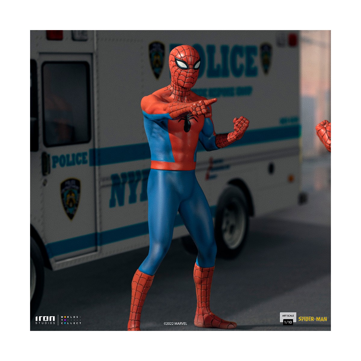 Iron Studios - Spider-Man Serie Animata Anni '60 BDS Scala 1/10