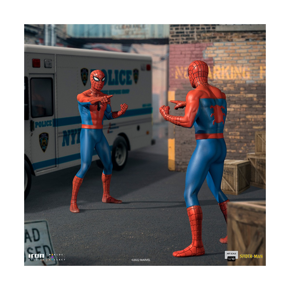 Iron Studios - Spider-Man Serie Animata Anni '60 BDS Scala 1/10