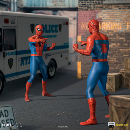 Iron Studios - Spider-Man Serie Animata Anni '60 BDS Scala 1/10