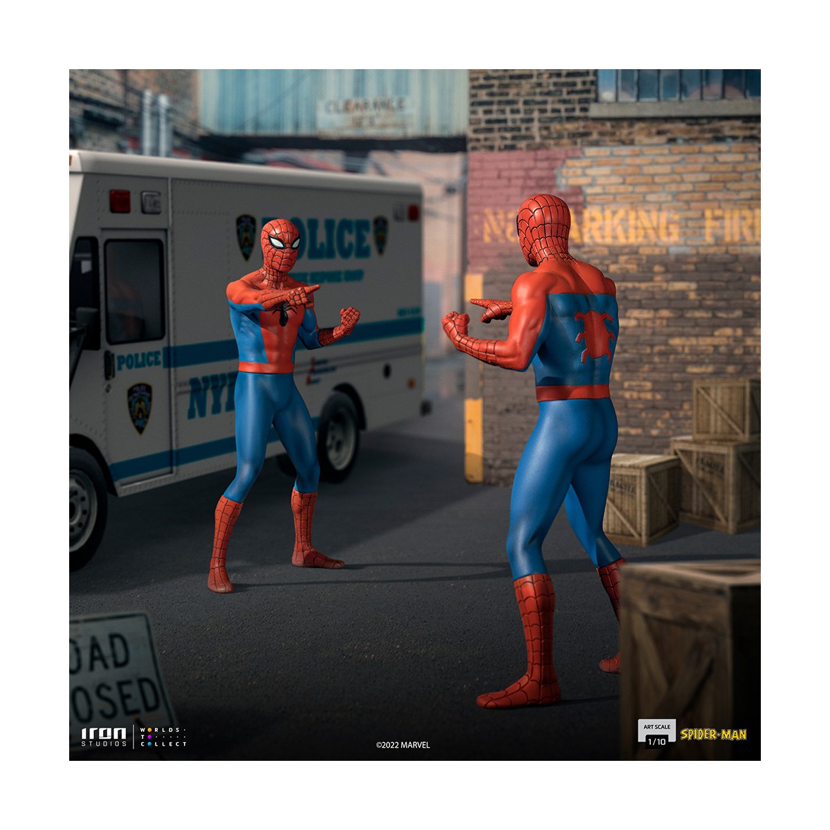 Iron Studios - Spider-Man Serie Animata Anni '60 BDS Scala 1/10