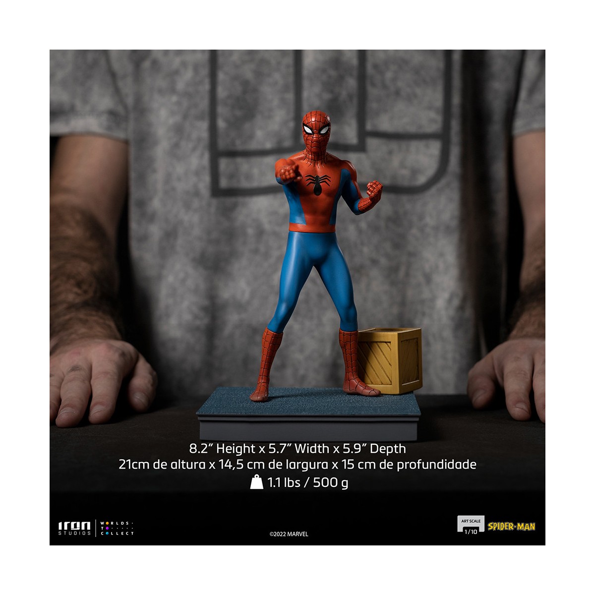 Iron Studios - Spider-Man Serie Animata Anni '60 BDS Scala 1/10