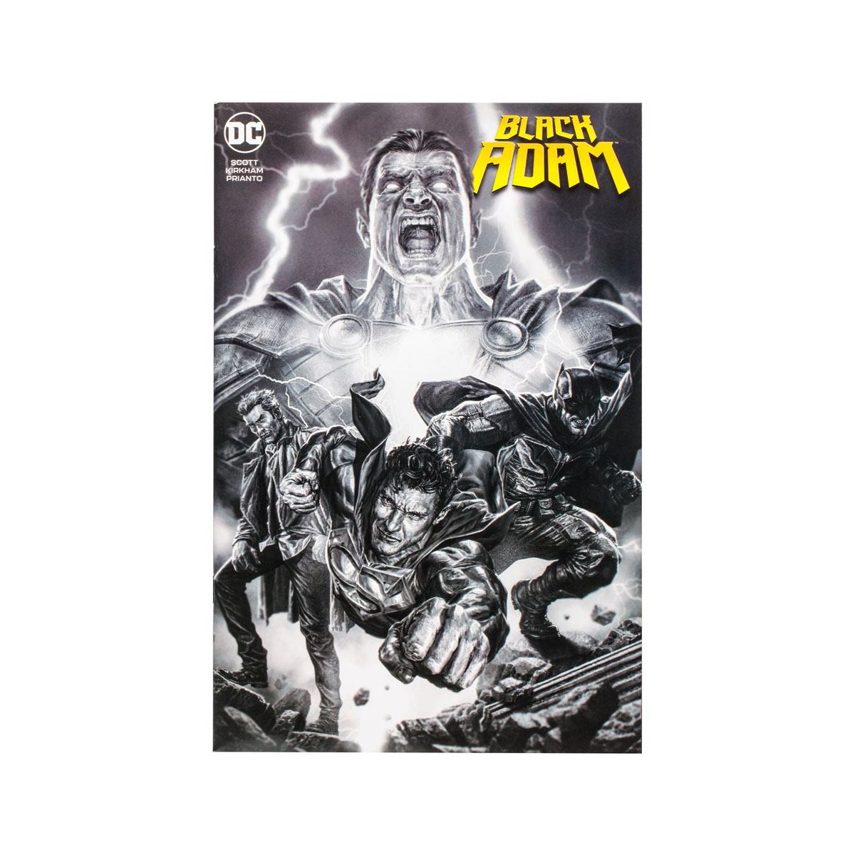 Mc Farlane DC Direct - Page Punchers - Black Adam Batman Art Variant - Gold Label SDCC 2022