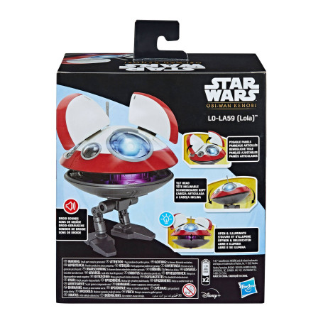 Hasbro Star Wars LO-LA59 (Lola) figura elettronica di Obi-Wan Kenobi da 13 cm