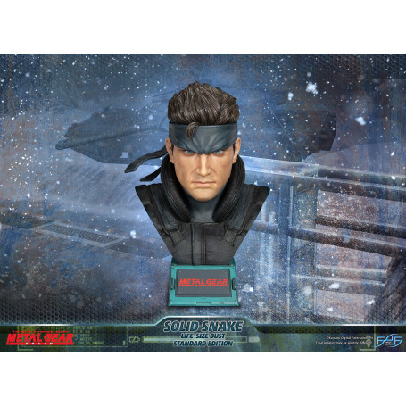 Metal Gear Solid - Busto a grandezza naturale di Solid Snake - Prime 4 figure
