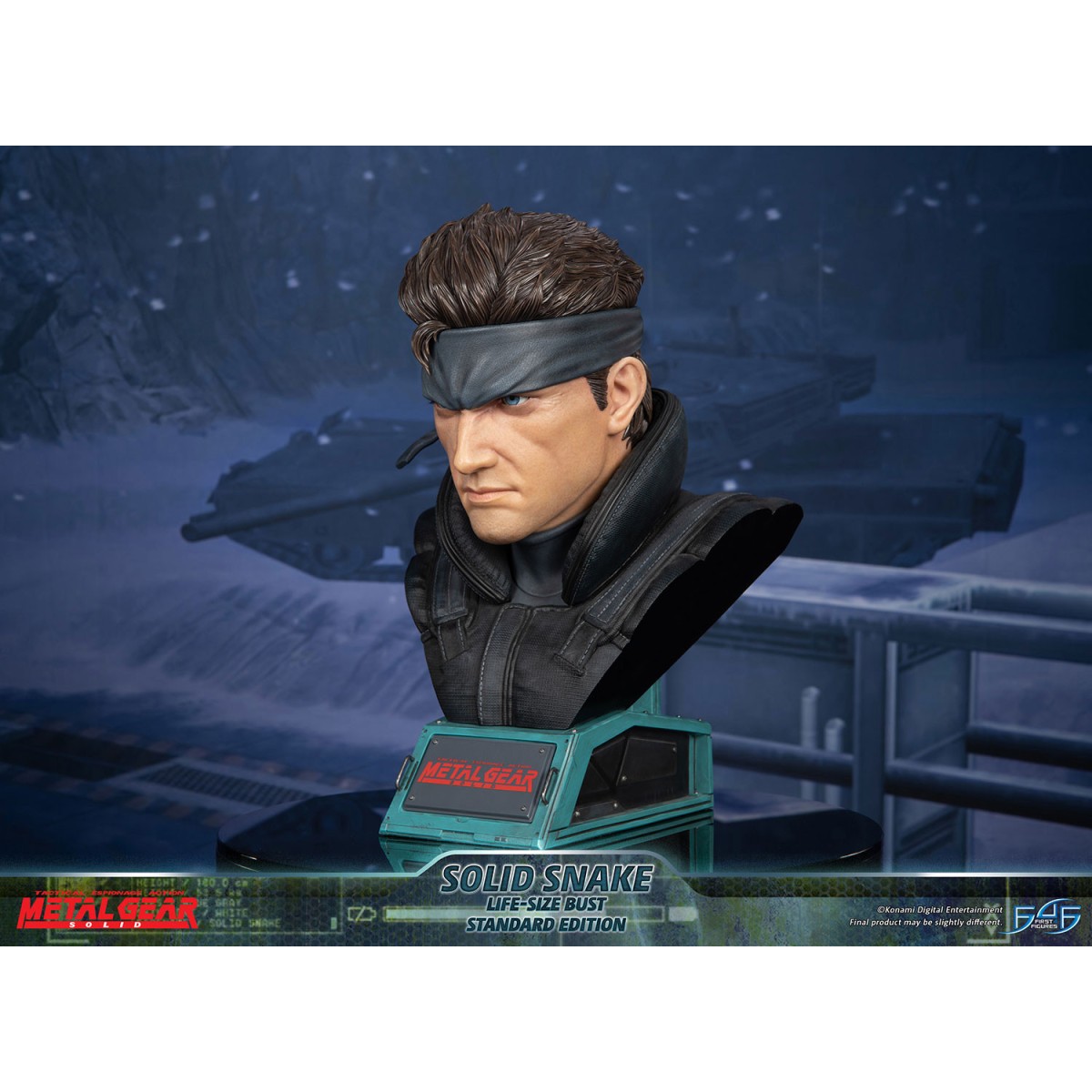 Metal Gear Solid - Busto a grandezza naturale di Solid Snake - Prime 4 figure