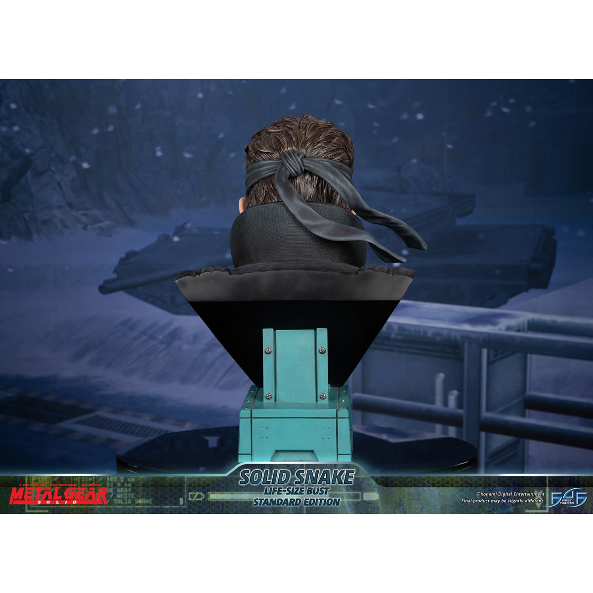 Metal Gear Solid - Busto a grandezza naturale di Solid Snake - Prime 4 figure