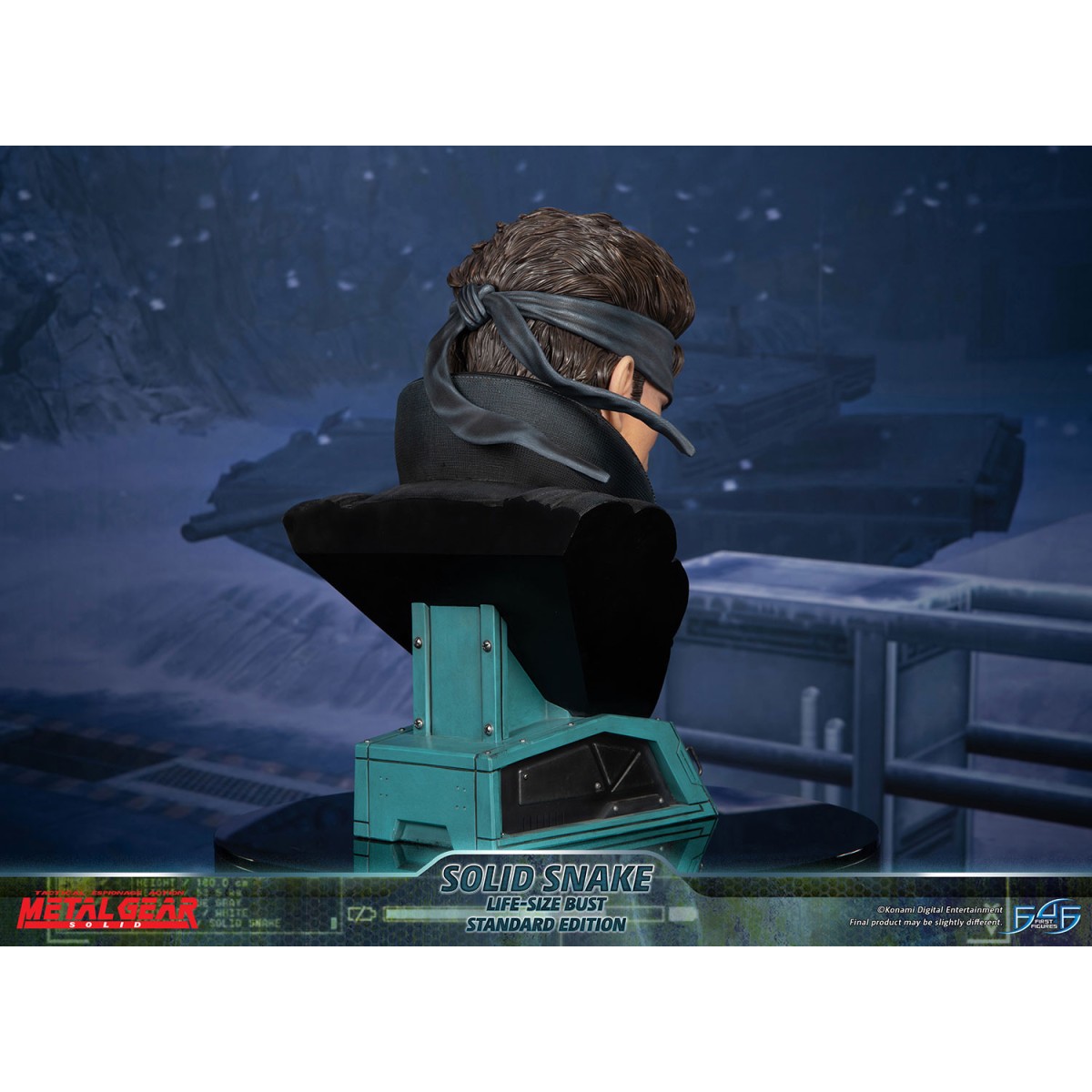 Metal Gear Solid - Busto a grandezza naturale di Solid Snake - Prime 4 figure