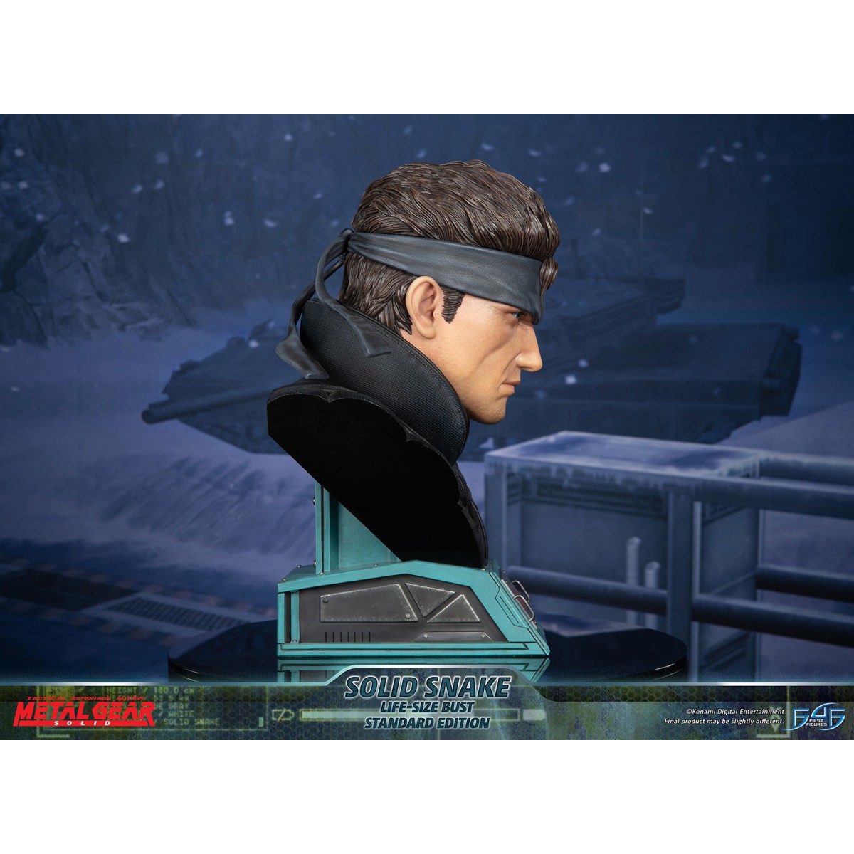Metal Gear Solid - Busto a grandezza naturale di Solid Snake - Prime 4 figure