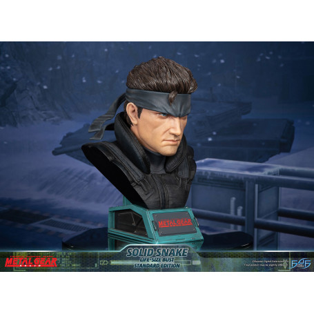 Metal Gear Solid - Busto a grandezza naturale di Solid Snake - Prime 4 figure