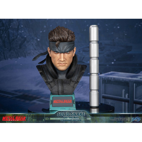 Metal Gear Solid - Busto a grandezza naturale di Solid Snake - Prime 4 figure