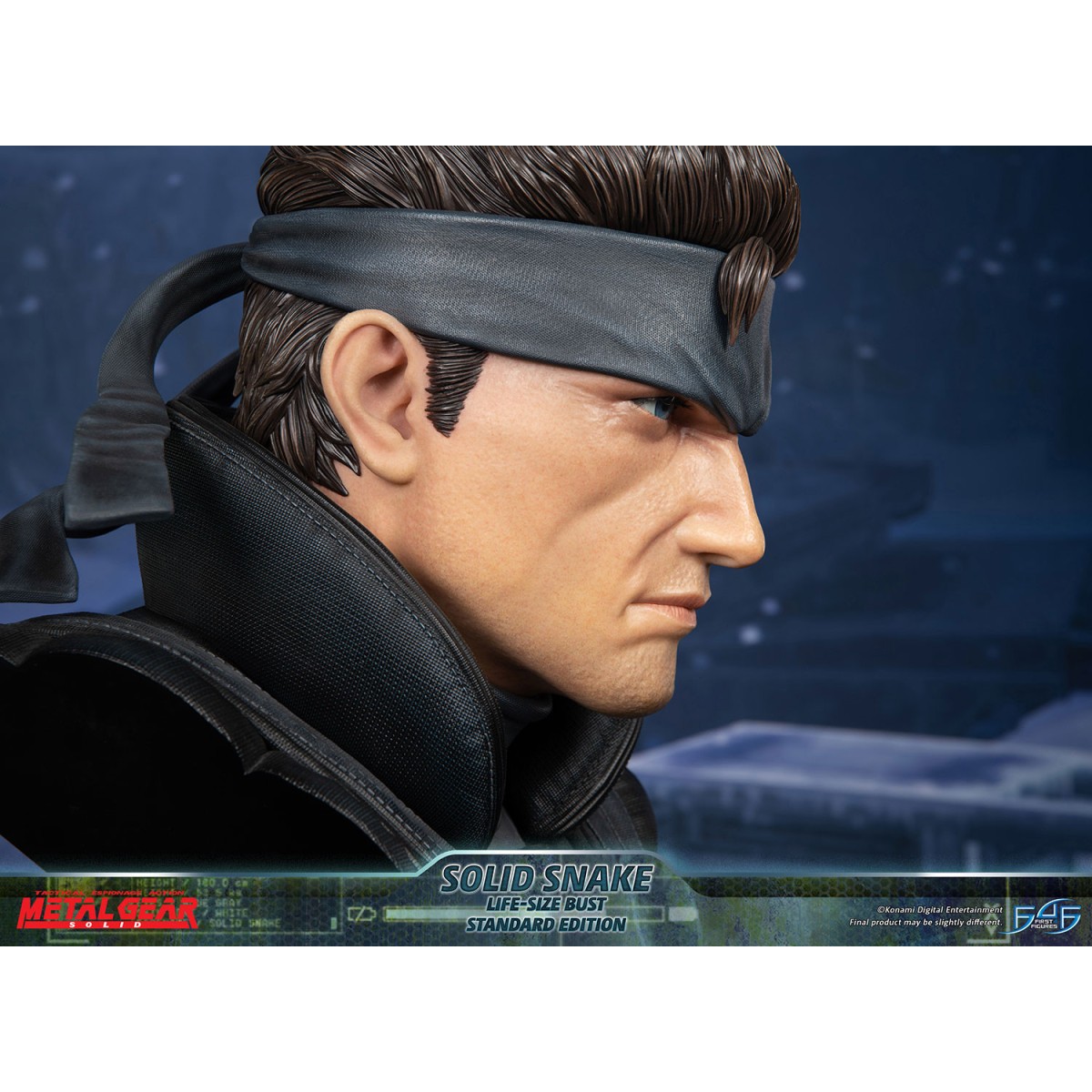 Metal Gear Solid - Busto a grandezza naturale di Solid Snake - Prime 4 figure