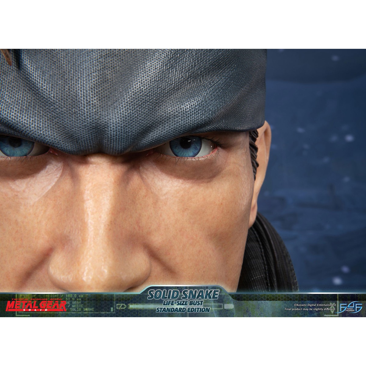 Metal Gear Solid - Busto a grandezza naturale di Solid Snake - Prime 4 figure