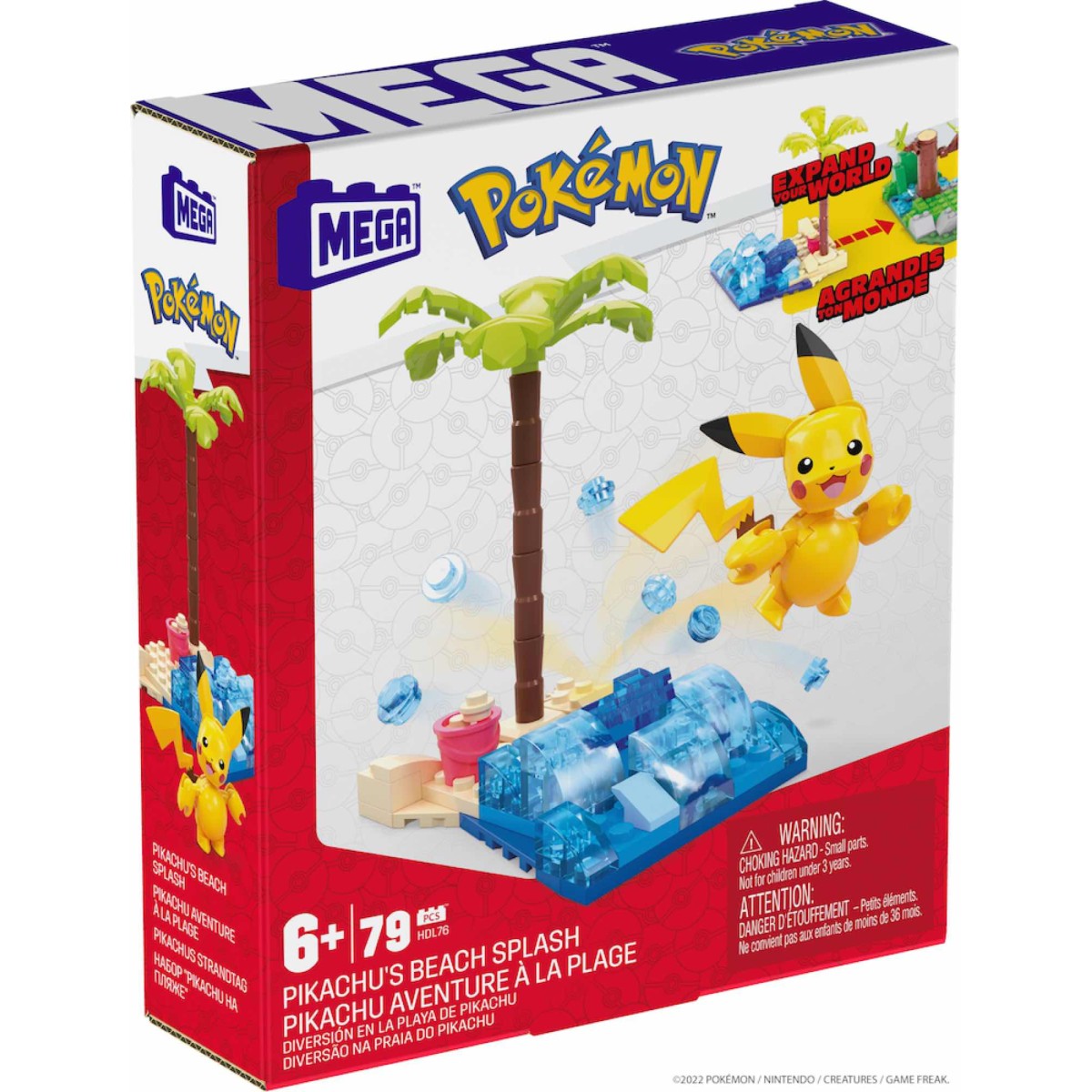 Pokemon - PIKACHU'S BEACH SPLASH - Mega costruttore di meraviglie