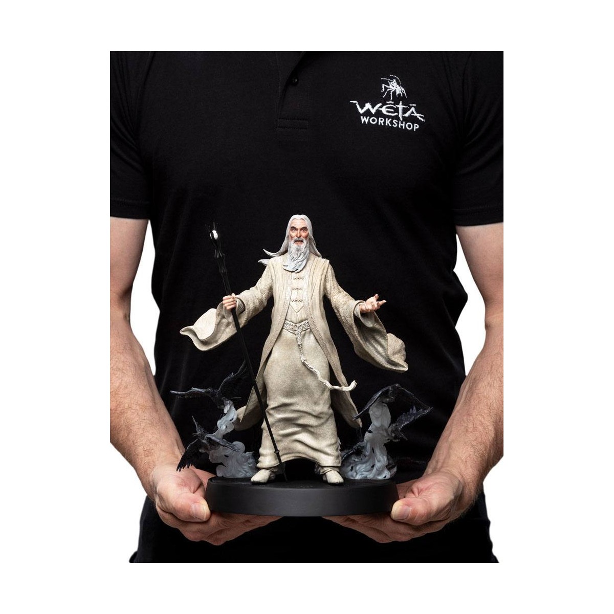 Weta - Statua in PVC di Saruman il Bianco - Figure del Fandom 1/6 - LOTR