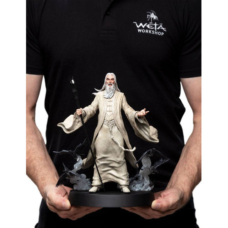 Weta - Statua in PVC di Saruman il Bianco - Figure del Fandom 1/6 - LOTR