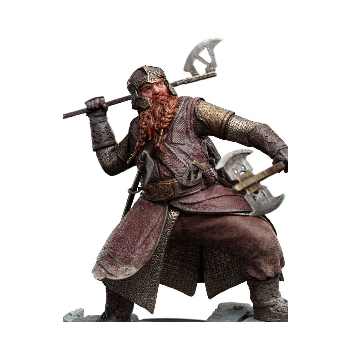 Weta - Statua di Gimli in PVC - Figure del Fandom 1/6 - LOTR