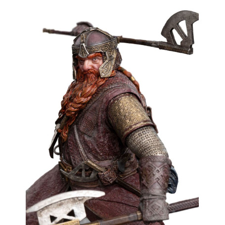 Weta - Statua di Gimli in PVC - Figure del Fandom 1/6 - LOTR