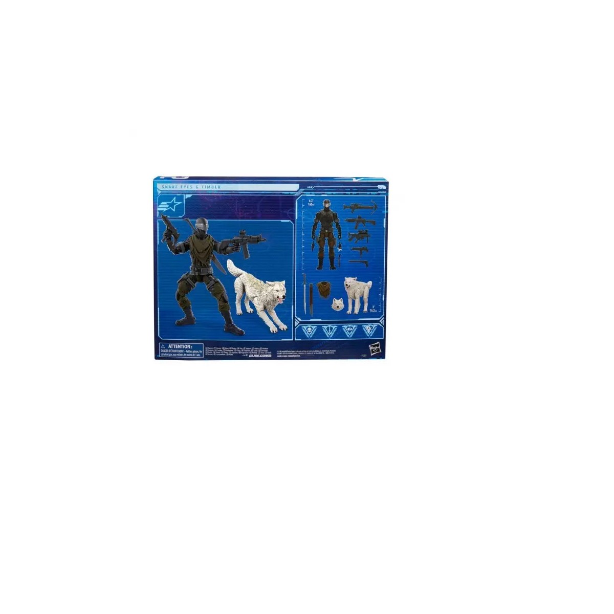 Hasbro G.I.JOE - Set di 2 figure Snake eyes e Timber - Serie Classificata
