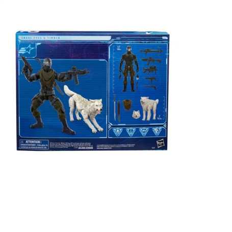 Hasbro G.I.JOE - Set di 2 figure Snake eyes e Timber - Serie Classificata