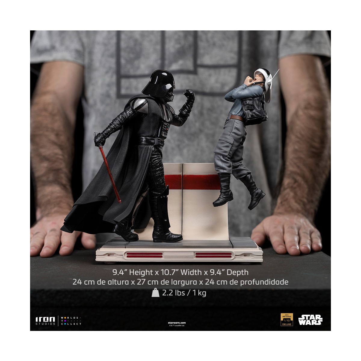 IRON STUDIOS - Star Wars: Rogue One - Darth Vader Deluxe 1:10 Scala artistica - Star Wars