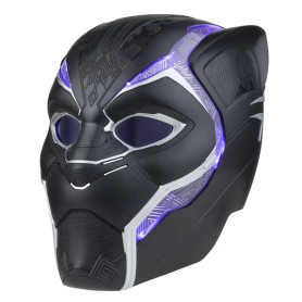 Hasbro - Replica del casco di Pantera Nera 1/1 - Casco elettronico delle Leggende Marvel